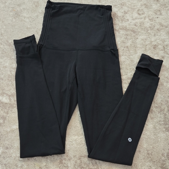 Lululemon Athletica Black Leggings Full Length Size 6 - Picture 2 of 7